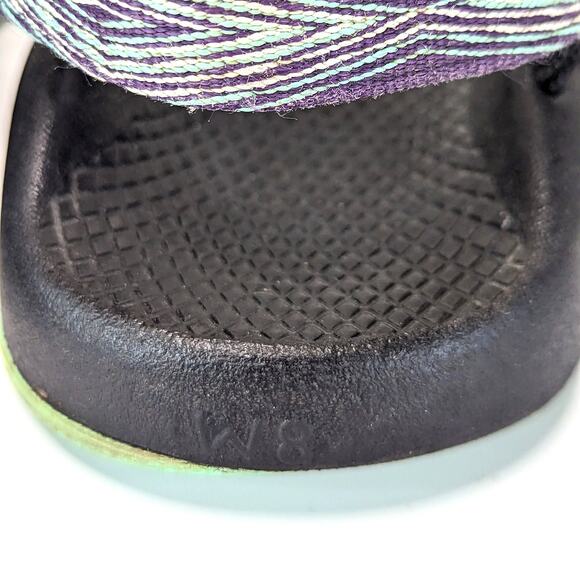 Chaco Womens ZX/2 Sandals Pixel Weave Classic Hiking Outdoor Gorpcore Toe Loop 8 - Picture 8 of 12
